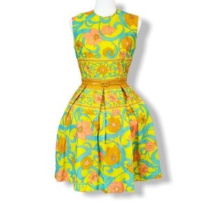 Vintage Stacy Ames One of Four Sisters Floral Dress